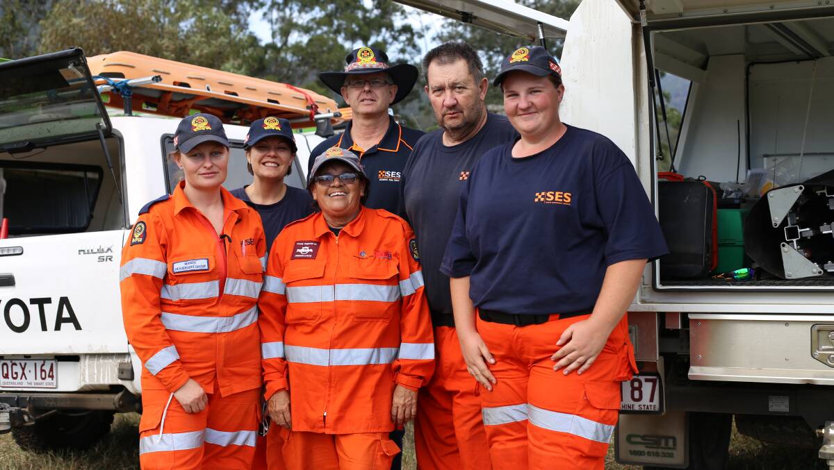 Scenic Rim SES personnel Mandy Arthurell, Erin Wentworth, Robin Yuke, SES Unit Local Controller Jeff McConnell, John Weir and Joanna Malicki were heavily involved in the search.