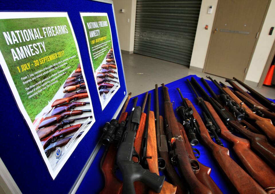There are a few weeks to go for the national guns amnesty. Photo: Isabella Lettini. 
