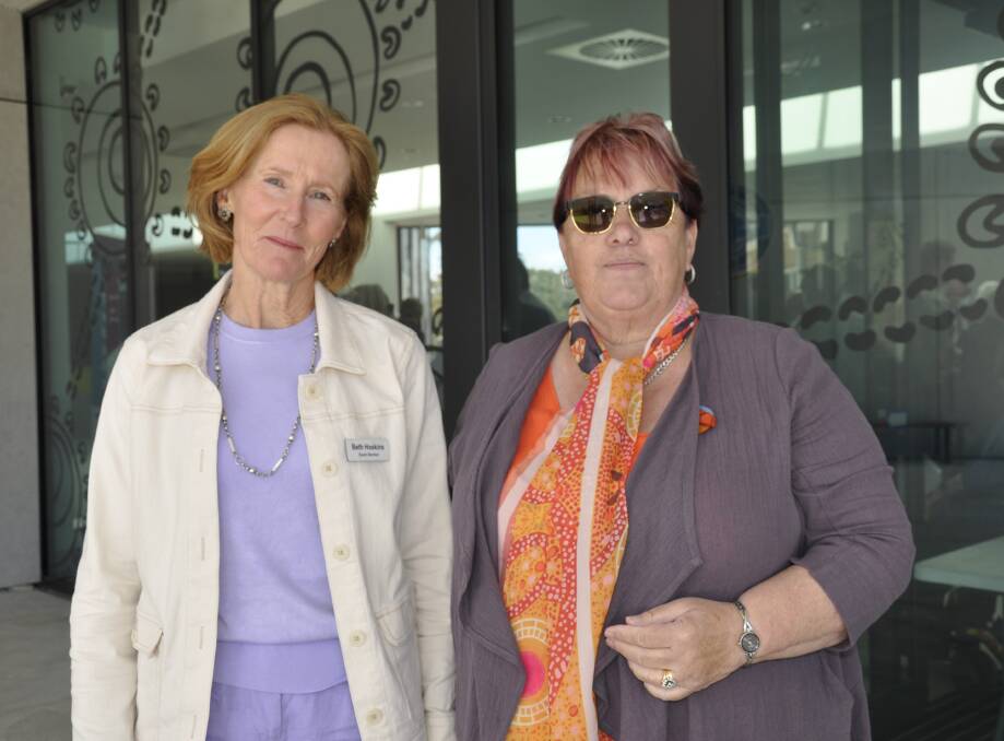 Beth Hoskins is chair of the Southern NSW Local Health District board. She is with fellow board member and experienced Goulburn health professional, Jennie Gordon. Picture by Louise Thrower.