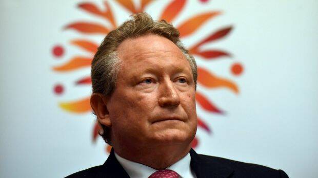 Billionaire Andrew ''Twiggy'' Forrest has unleashed his fury at opponents of the cashless debit card, including the Greens. Photo: AAP

