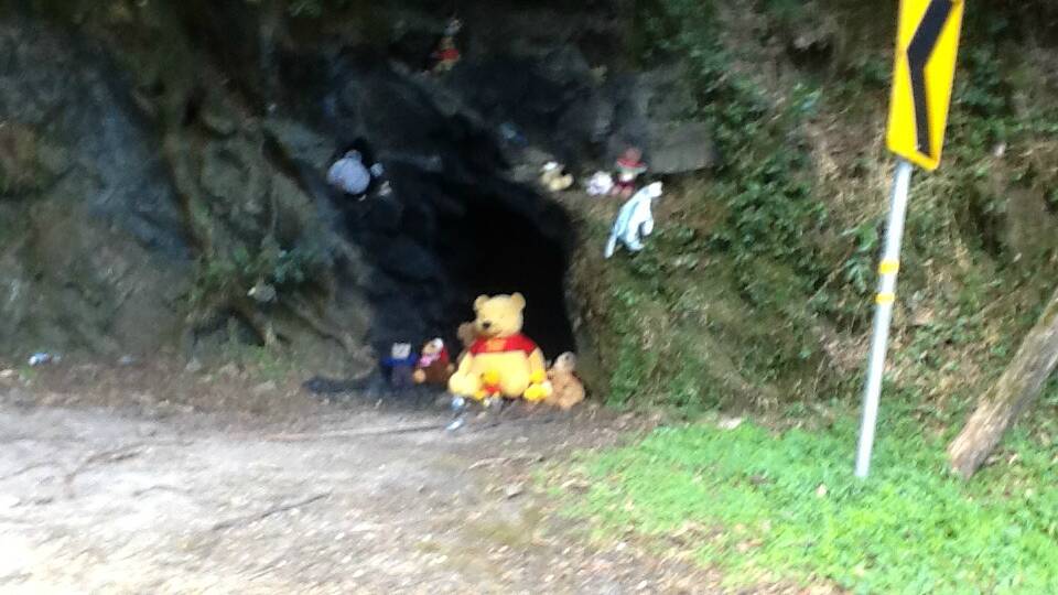 Pooh Bear is safe with his friends