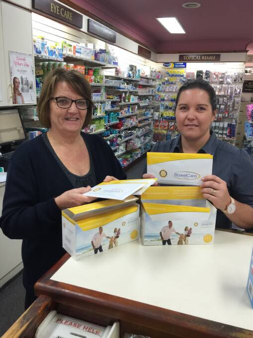 Staff at Harts Pharmacy have the kits available. Photo Bronwyn Haynes.