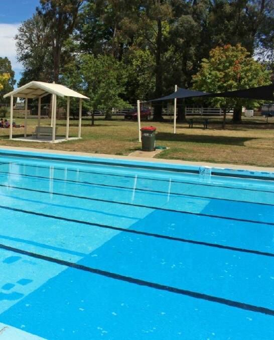 The Crookwell Swimming pool will be opening on Saturday November 4. Photo Bronwyn Haynes.