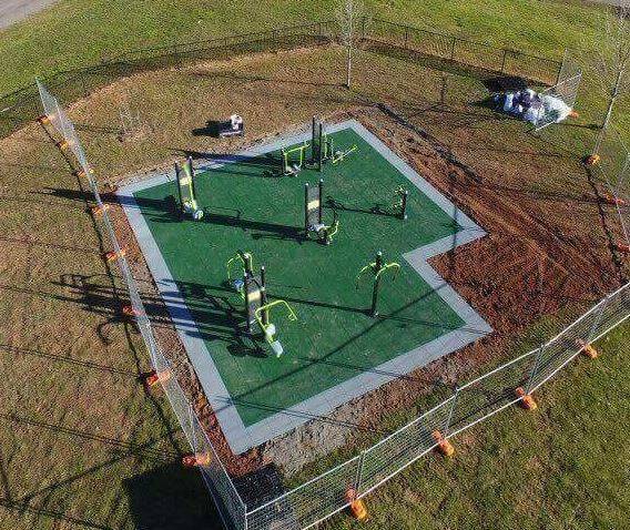 NEARING COMPLETION: Crookwell residents will soon be able to utilise the new outdoor gym at Clifton Park.