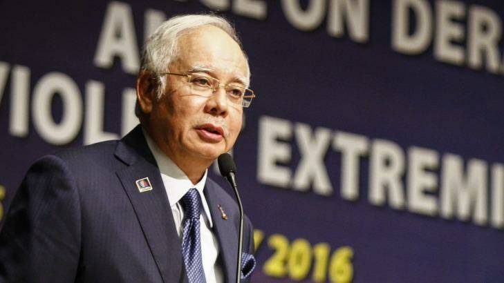 Scandal-ridden: Malaysian Prime Minister Najib Razak. Photo: Joshua Paul