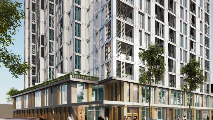 The 160-apartment site in Blacktown listed for joint venture or sale by Austcorp Property Group. Photo: supplied