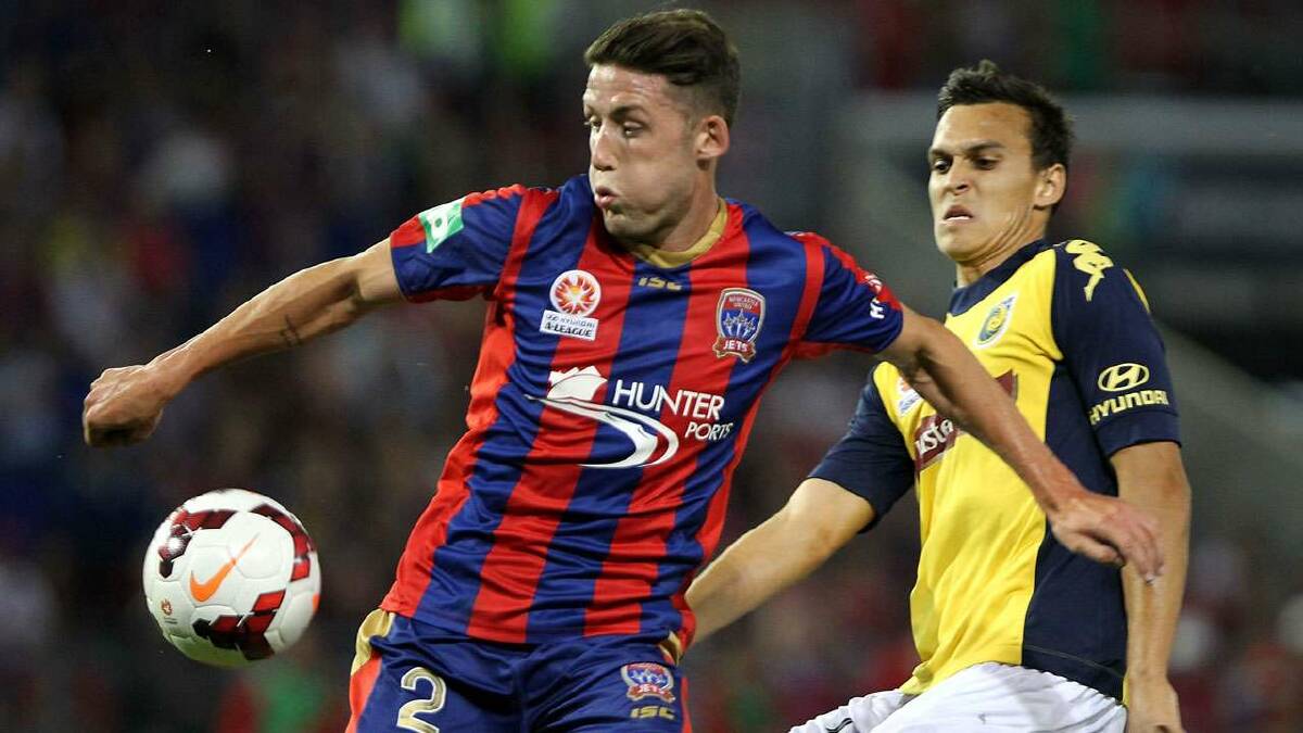 Scott Neville playing for Newcastle Jets is courtesy of www.sportal.com.au