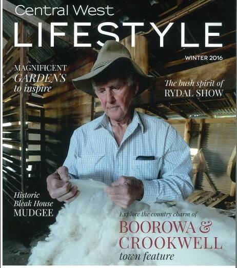 On the cover of the Magazine is Jeff Prell, 5th generation farmer who owns "Gundowringa"