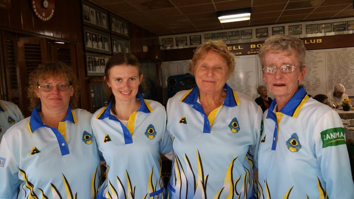 The winners were a Crookwell team of Sandy G McDonald, J Cramp, D McDonell and S McDonel