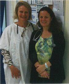 Dr Lisa Opie with Ms Prouse