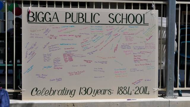 Signature Board created for the event for all past and present students and teachers