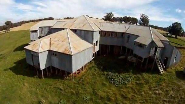 The Errowanbang Woolshed - When it was built in 1886, 40 blade stands were built; and they're all still there today. Photo from Youtube