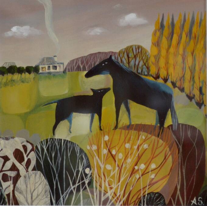 'Taralga Dreaming' by Anthea Stead, one of the works from the 2019 show. Photo: supplied (Taralga Progress Association)