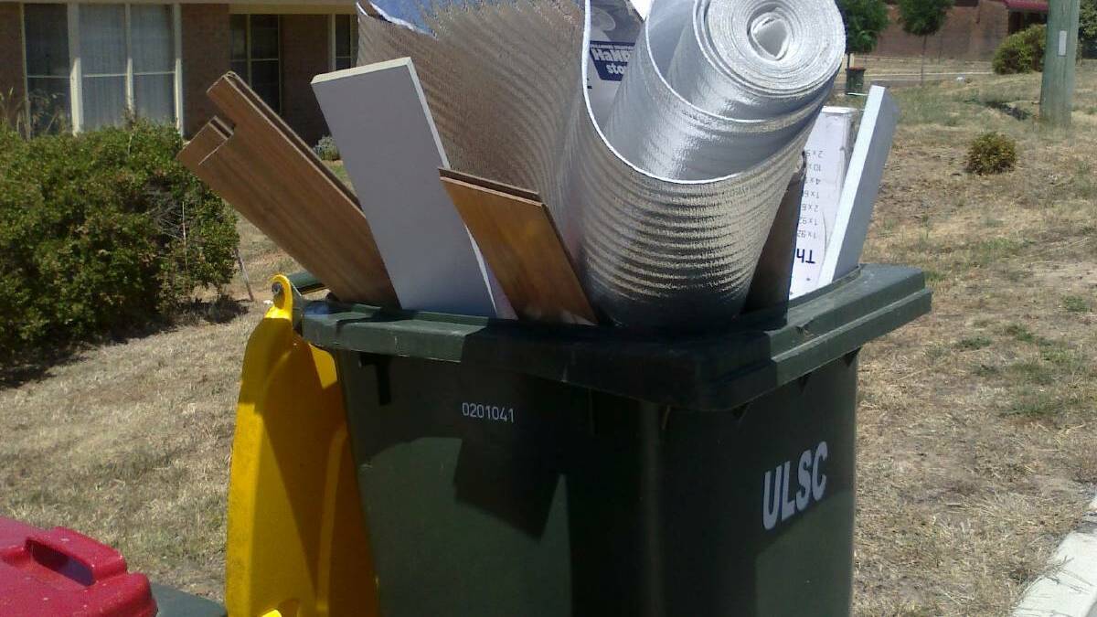 Upper Lachlan Shire council are warning residents to remain vigilant after a spate of bin thefts across the region. Photo: file