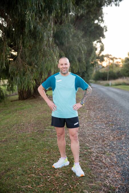 Generous: Keith 'Keeto' Muscat is ready for his 80km charity run which raises funds for the Crookwell Community Trust and Police Legacy's Run4Blue. Photo: Keith Muscat