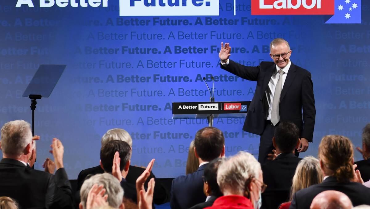 Anthony Albanese launches Labor's campaign in Perth. Picture: AAP