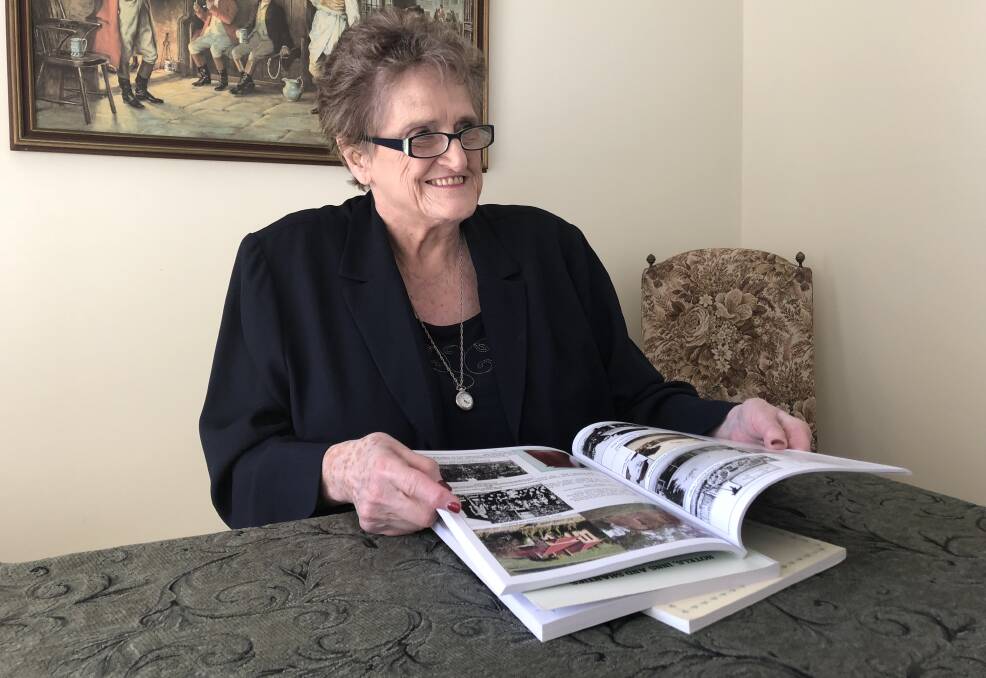 Crookwell and District Historical Society member Monica Croke has been nominated for the  2018 NSW Volunteer of the Year Awards. Photo: Mariam Koslay. 