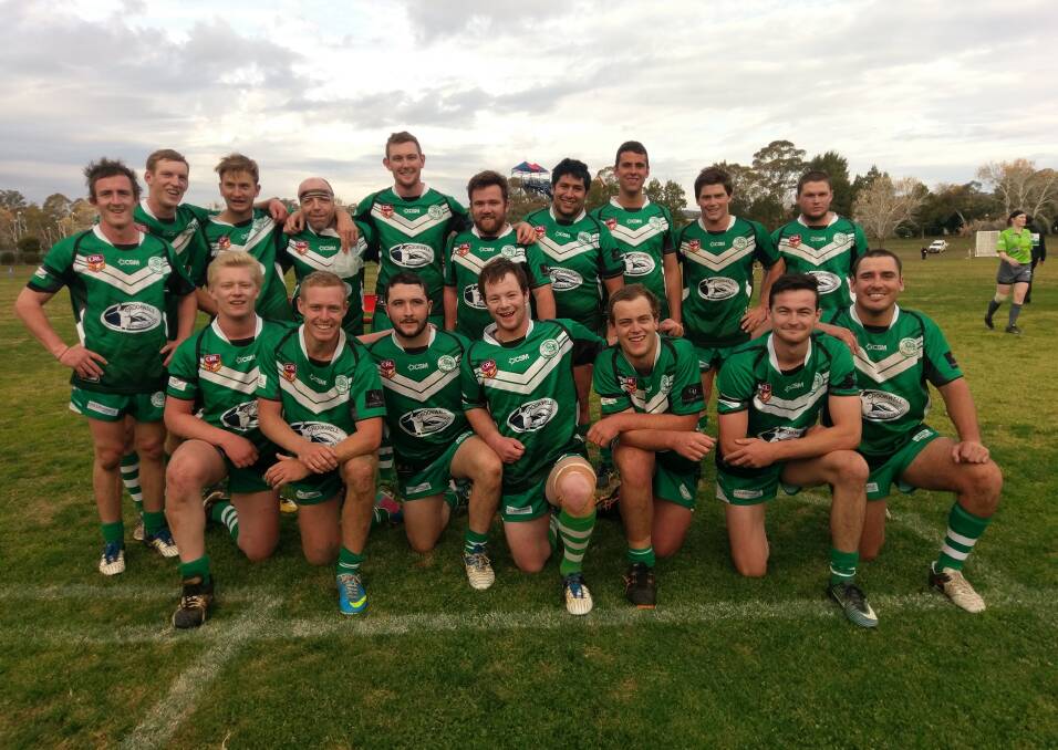 WIN: All smiles for the Crookwell Green Devils after they defeated the North Canberra Bears 74-0 for the George Tooke Shield. Photo: supplied.