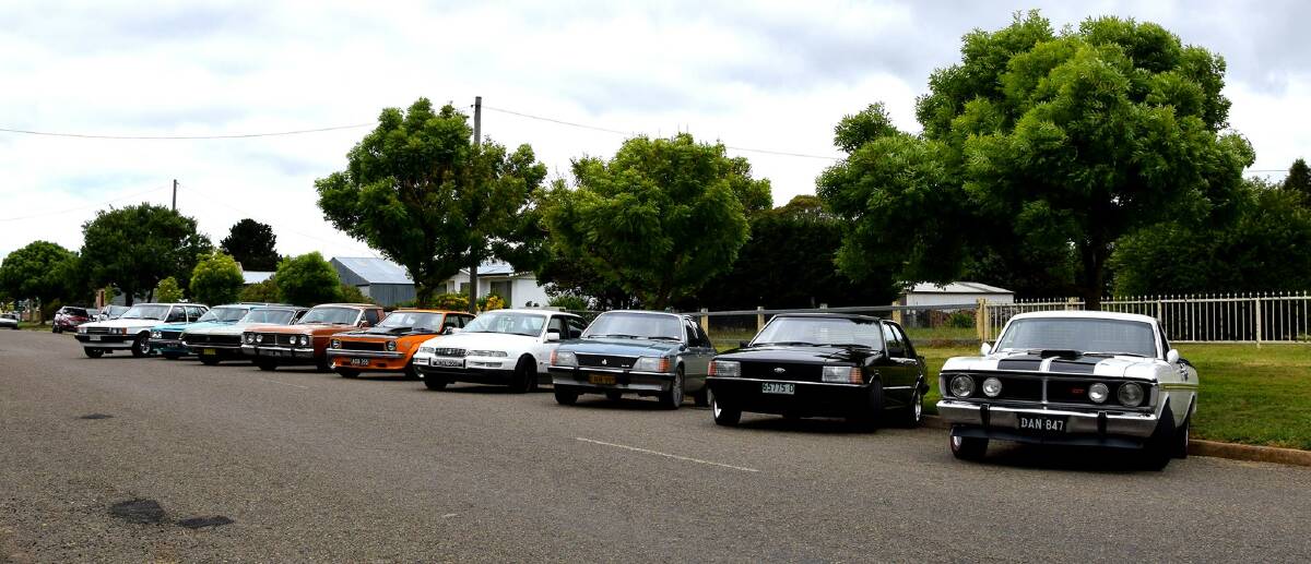 FUN RIDE: The Crookwell Community Cruise marks its third year of cruising.Photo: Crookwell Car Club