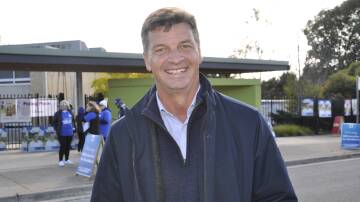 Sitting Liberal MP Angus Taylor has taken a lead in the battle for Hume. Photo: Louise Thrower.