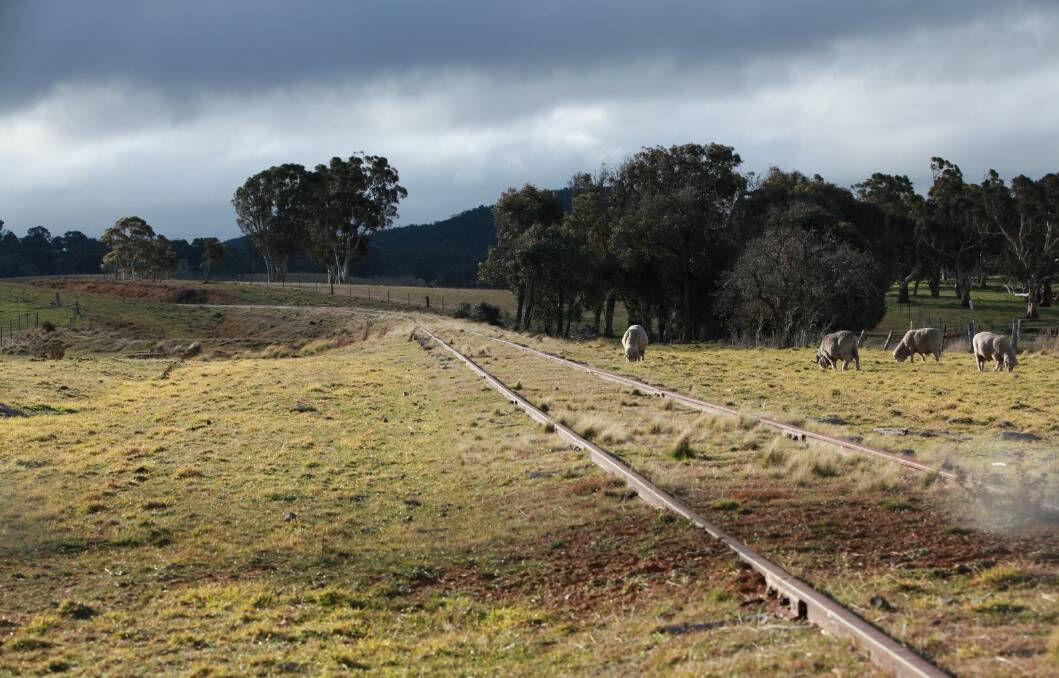 The proposed rail trail would run near Dennys Lane, off Middle Arm Road, near Goulburn. Photo supplied. 
