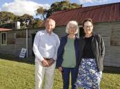 ACTION: Poet and Bannister landowner, Russell Erwin, Christine Hughes and Andrea Strong are members of the HumeLink Alliance Inc, which will host a public meeting at Grabben Gullen Hall on Sunday about TransGrid's transmission project. Photo: Louise Thrower.