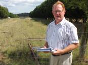 ADVOCATE: Cr Bob Kirk has been pursuing the Goulburn to Crookwell rail trail proposal since 2014/15 when this photo was taken. He's surprised by Upper Lachlan Shire Council's sudden opposition. Photo: David Cole.
