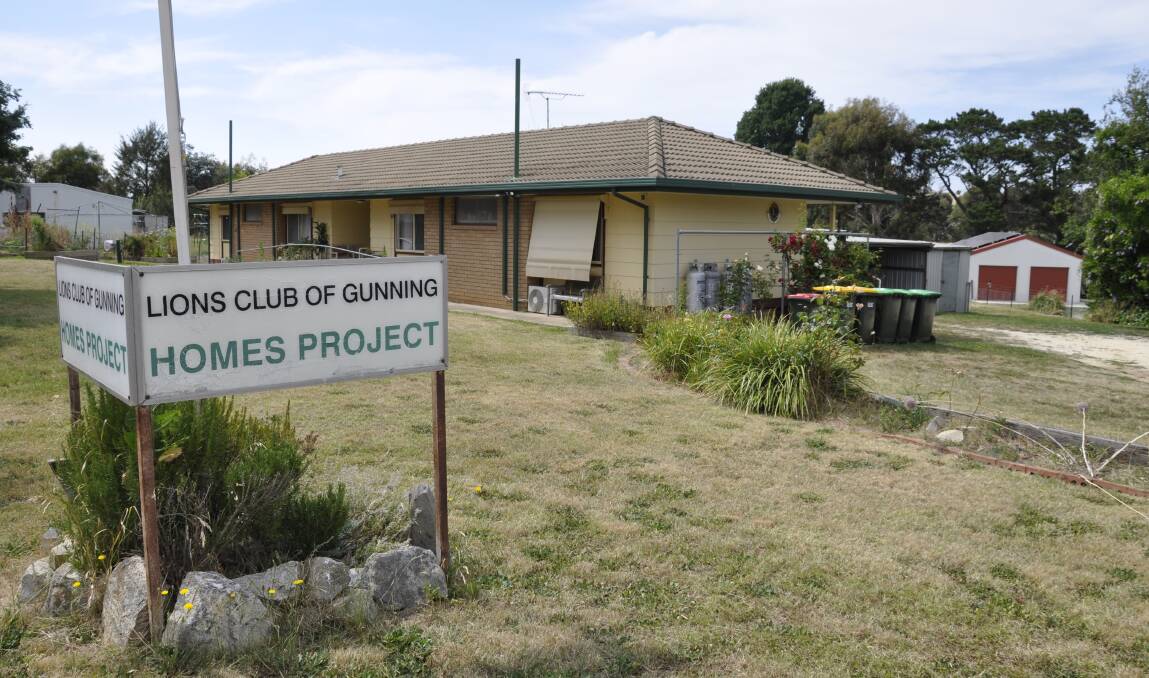The Gunning Lions Club is proposing to sell its units built for seniors in the late 1960s and surrounding land. Four residents have received 90 days' notice. Picture by Louise Thrower. 