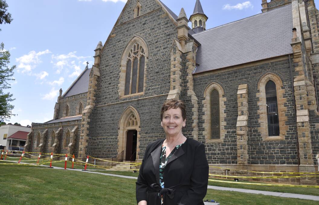Dr Ursula Stephens helped guide St Peter and Paul's renewal as restoration committee chair. Picture by Louise Thrower.