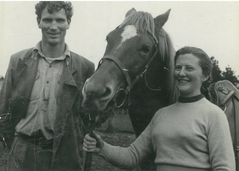 Kevin and Mary Mooney shared a love of horses. Both were polocrosse players. Picture supplied.