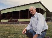 TALENT: The late Terry Hartnett was a skillful rugby league player and coach during his day. He's pictured here at League Park in 2007 when the grandstand was flagged for demolition. Photo: Louise Thrower.  