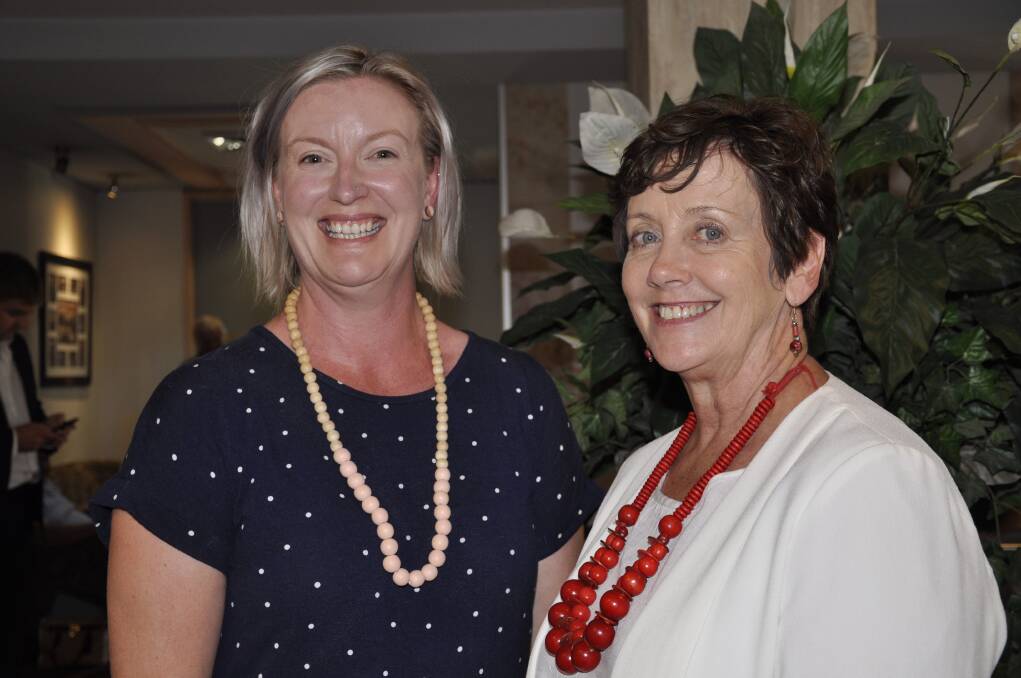Labor pre-selection candidate Anna Ritson from Yass congratulated successful candidate Dr Ursula Stephens after the voting count at the Goulburn Workers Club on Saturday.