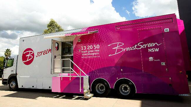 The Breastscreen van will be in Crookwell from October 9-19. Phone 13 20 50 to book an appointment. A phone call may save your life!