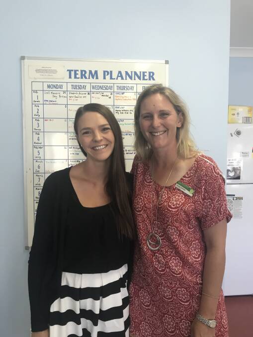 Office Manager Belinda Tarlinton and (left) Ashlee Apps (appointed permanently 2017).