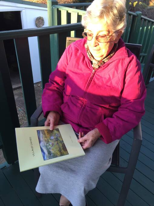 GOOD READ: Mrs Thora Hogan recalls what it was like being a young child in the war years living in Tuena. Photo by Bronwyn Haynes.