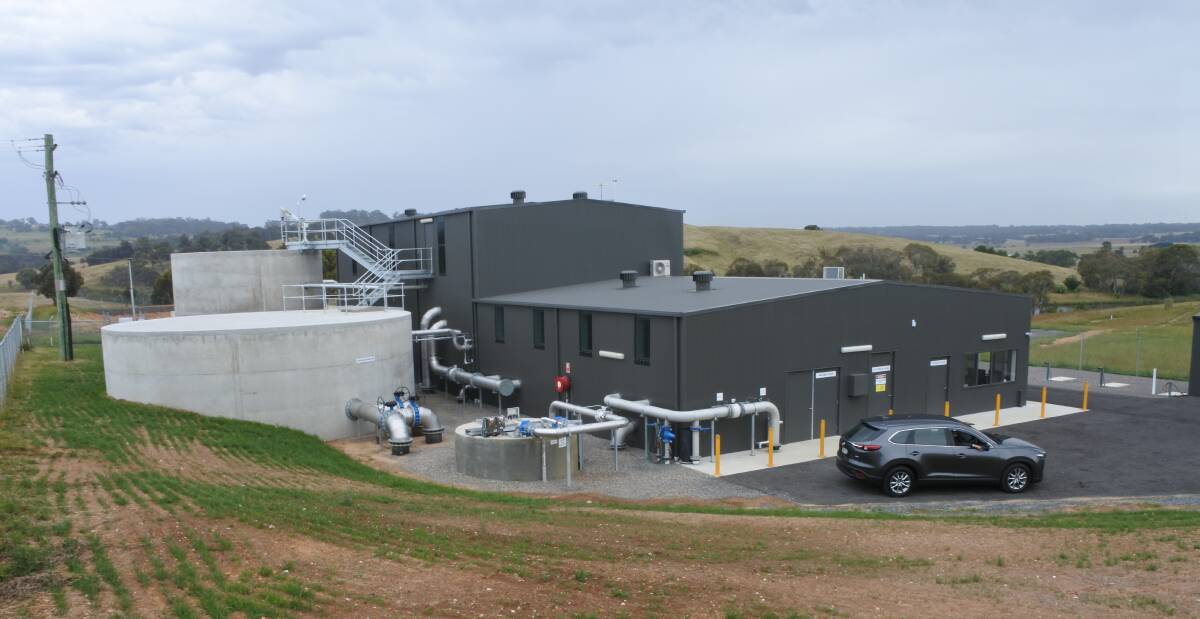 Upper Lachlan Shire Council’s new Water Treatment Plant removes organics using powdered activated carbon (PAC) in the town's water supply. Photo Bronwyn Haynes