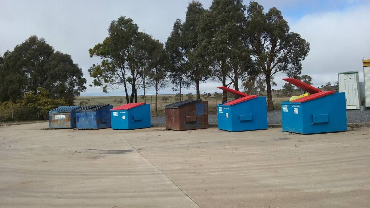CLEAN: The introduction by the council of skip bins at waste transfer stations provide a tidier and more reliable service to residents. Photo supplied.