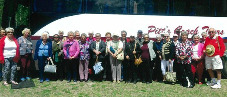 ON TOUR: The bus trips are enjoyed by all of the Probus members. Photo Del Davies.