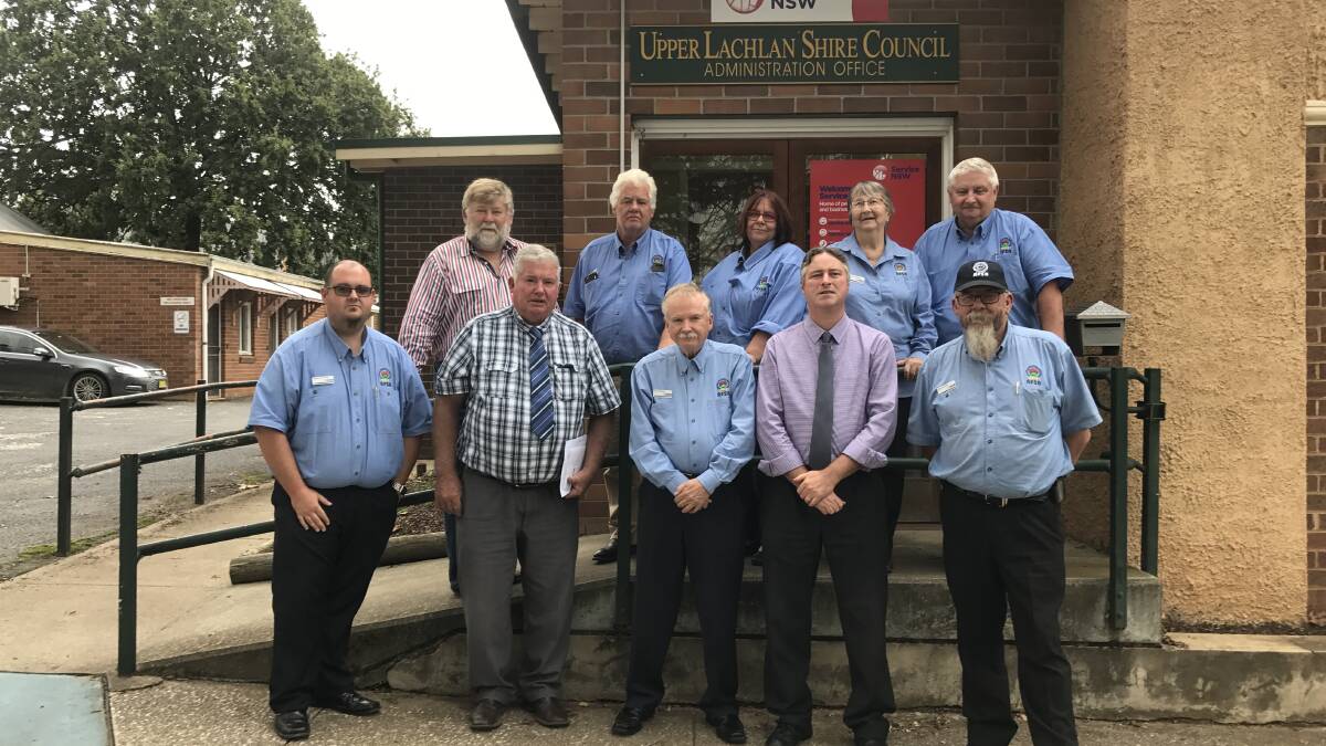 Councillors Brian McCormack OAM and James Wheelwright along with Director of Finance and Administration Andrew Croke met with NSW Rural Fire Service members.