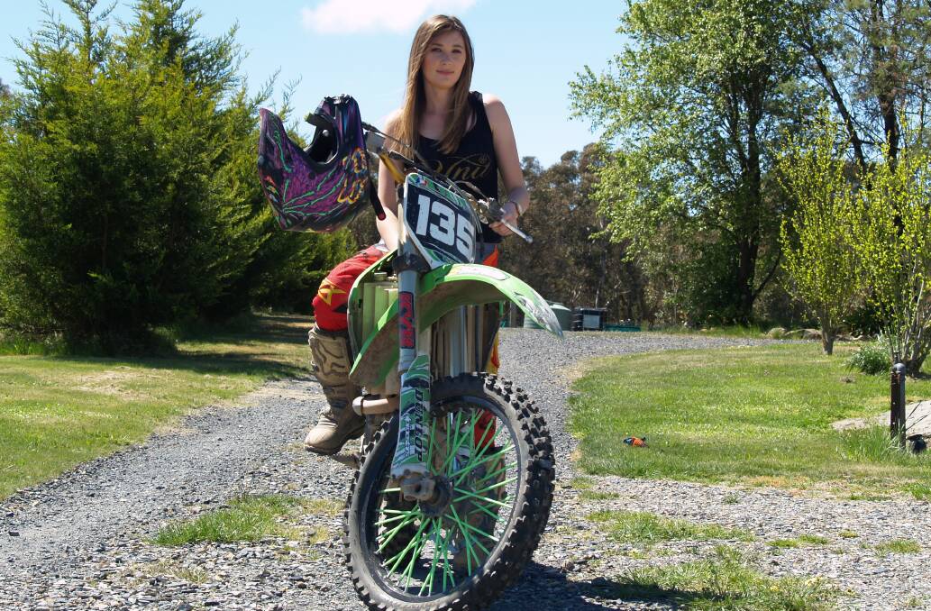 AT HOME: Kyra Cairncross keeps herself busy with bike riding, hiking, cooking, reading, and playing sport. Photo: supplied