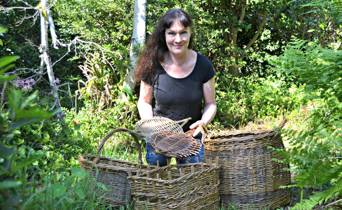 IRISH TALENT: Nowra sculptor and basket maker Lissa-Jane de Sailles has won a Veolia Mulwaree Trust Creative Arts Scholarship. 