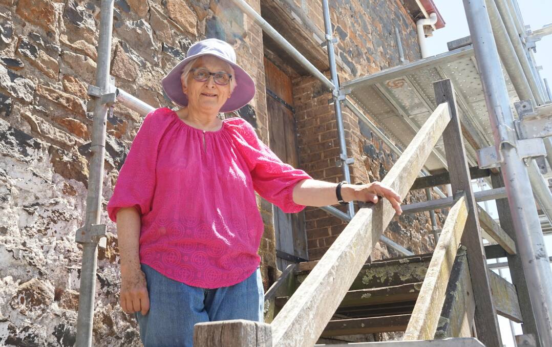 Restoration: Susanne Hutton is restoring the 148-year-old Stephenson's Mill. Photo: Clare McCabe