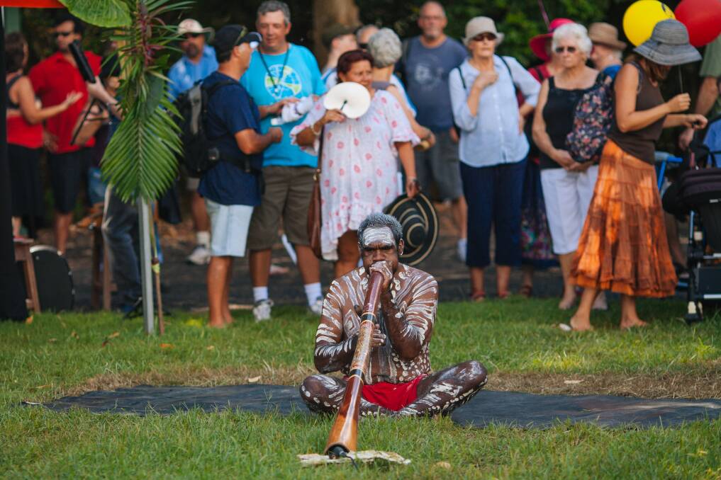 History won't forget: The Saltwater Freshwater Cultural festival in Coffs Harbour. Photo by Cassandra Sutton.