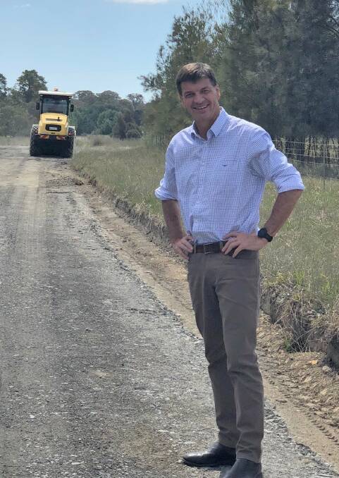 Roads: Member for Hume announces additional road funding for the Upper Lachlan Shire. Photo supplied