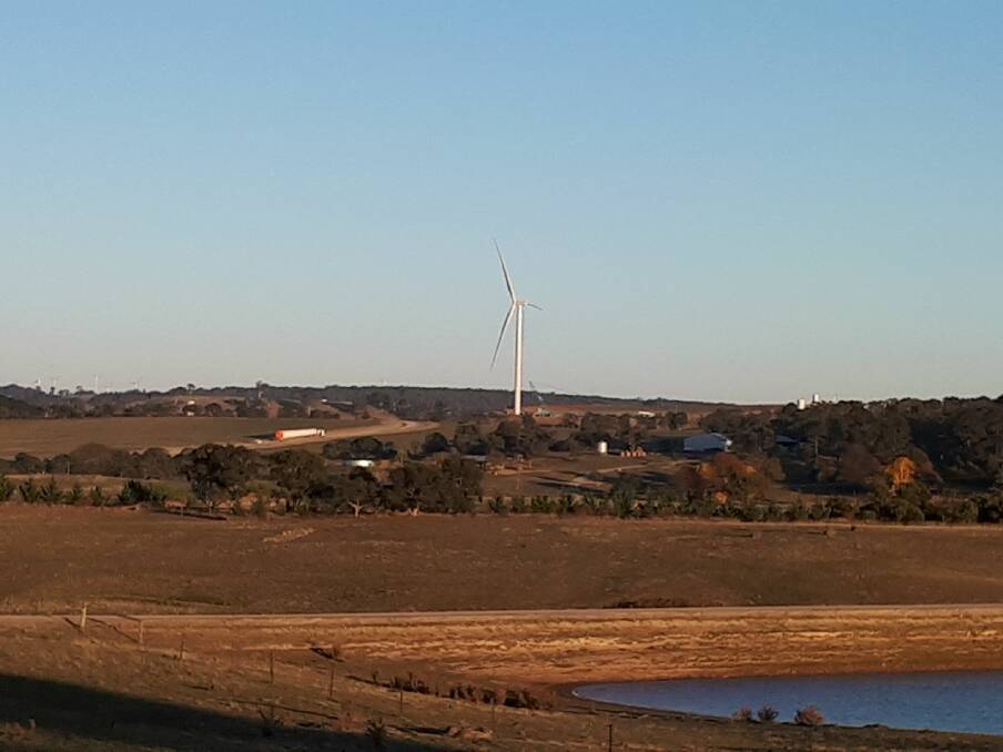 Students were visited by Nigel Hicks, operations and maintenance manager at Crookwell 2 Windfarm (pictured).