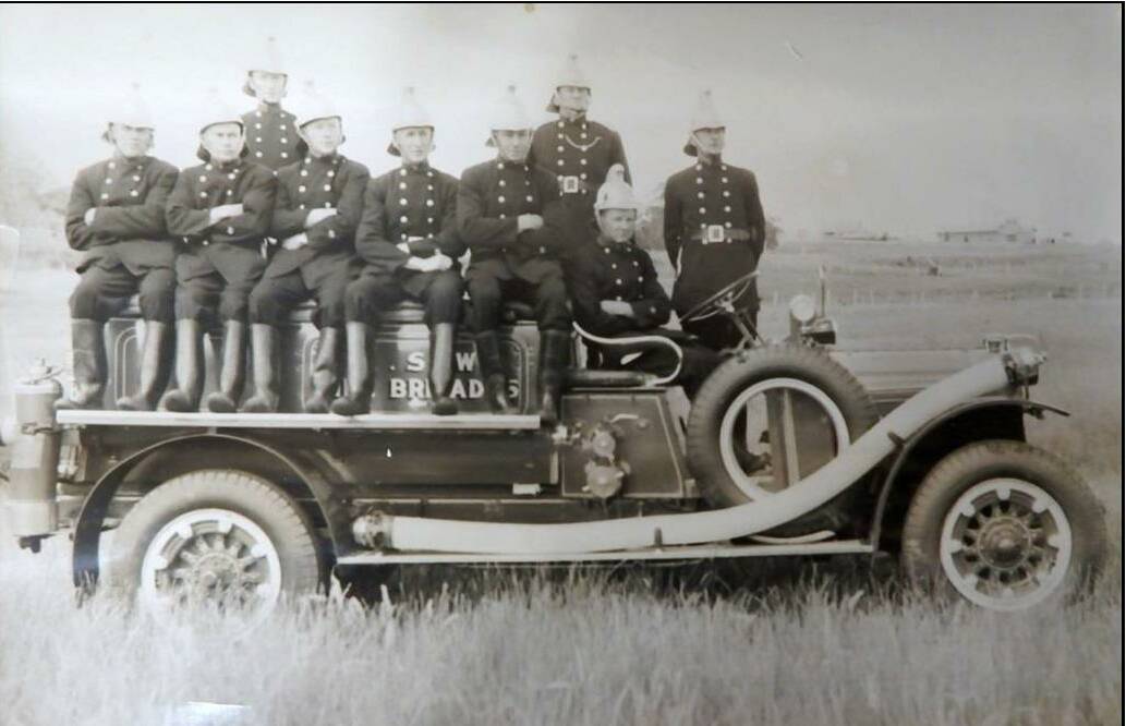 The Crookwell volunteer Fire Brigade in 1939. Photo courtesy Brendon Rutter and NSW Fire and Rescue.