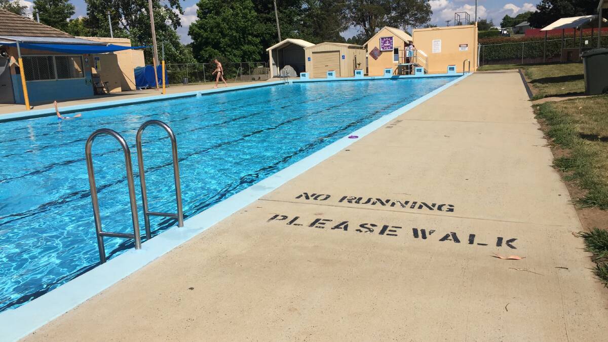 Council: Plans for an upgrade to the Crookwell Swimming Pool include a new heated pool. 