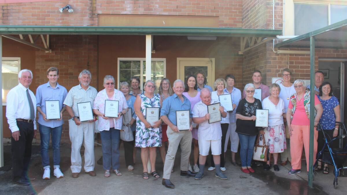 Mayor John Stafford with the 2019 Australia Day Award nominees. Winners will be announced at Australia Day celebrations. Photo supplied