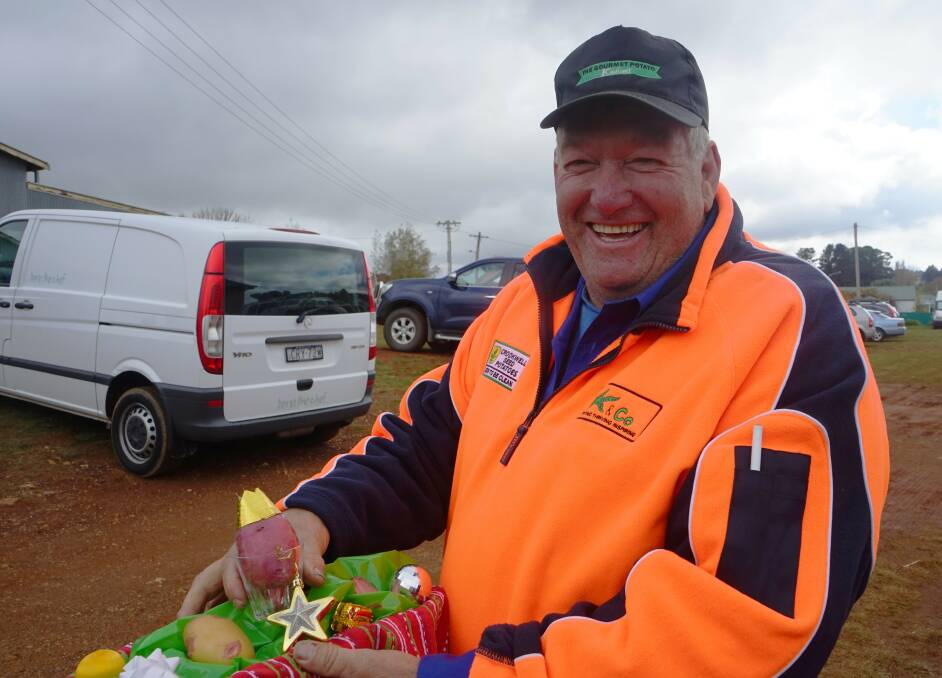 $25 million per tonne: Garry Kadwell and the $2000 Cranberry Red. Photo: Clare McCabe.