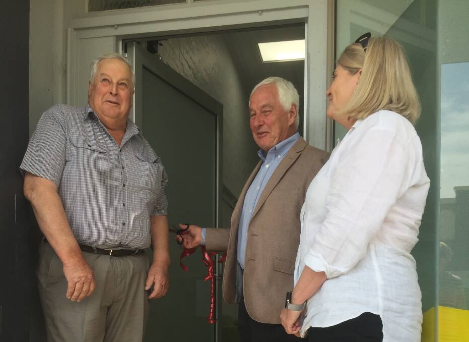 New business: Aged care hub will cut through the difficulty of access to aged care services, (L-R) Max Keith OAM, Mayor John Stafford and Jo Boyce.